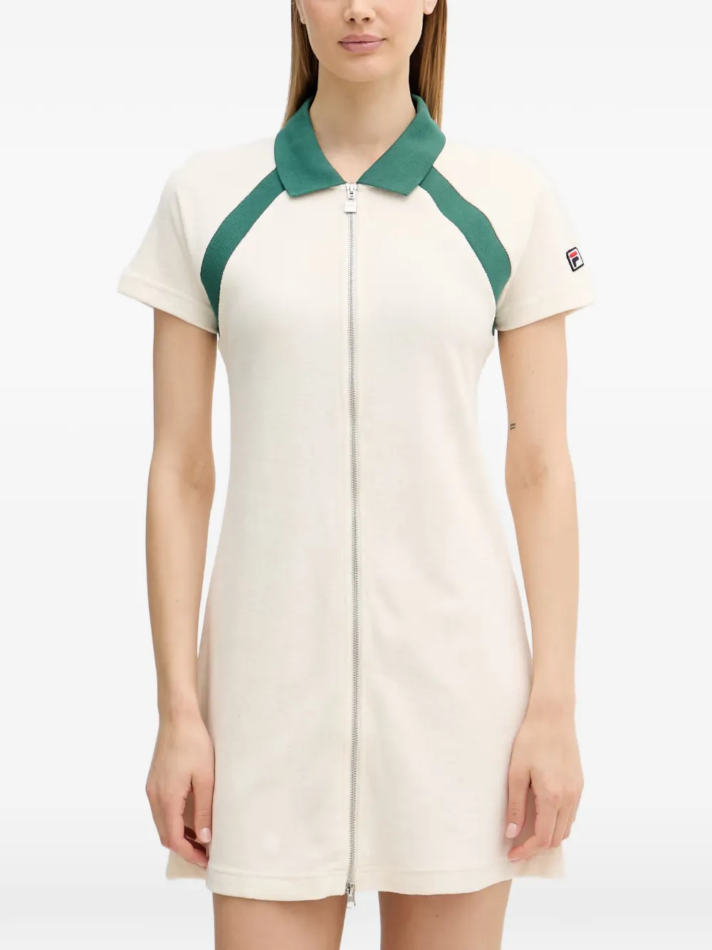Fila robe courte Belfiore à col polo - Blanc Fila robe courte Belfiore à col polo - Blanc