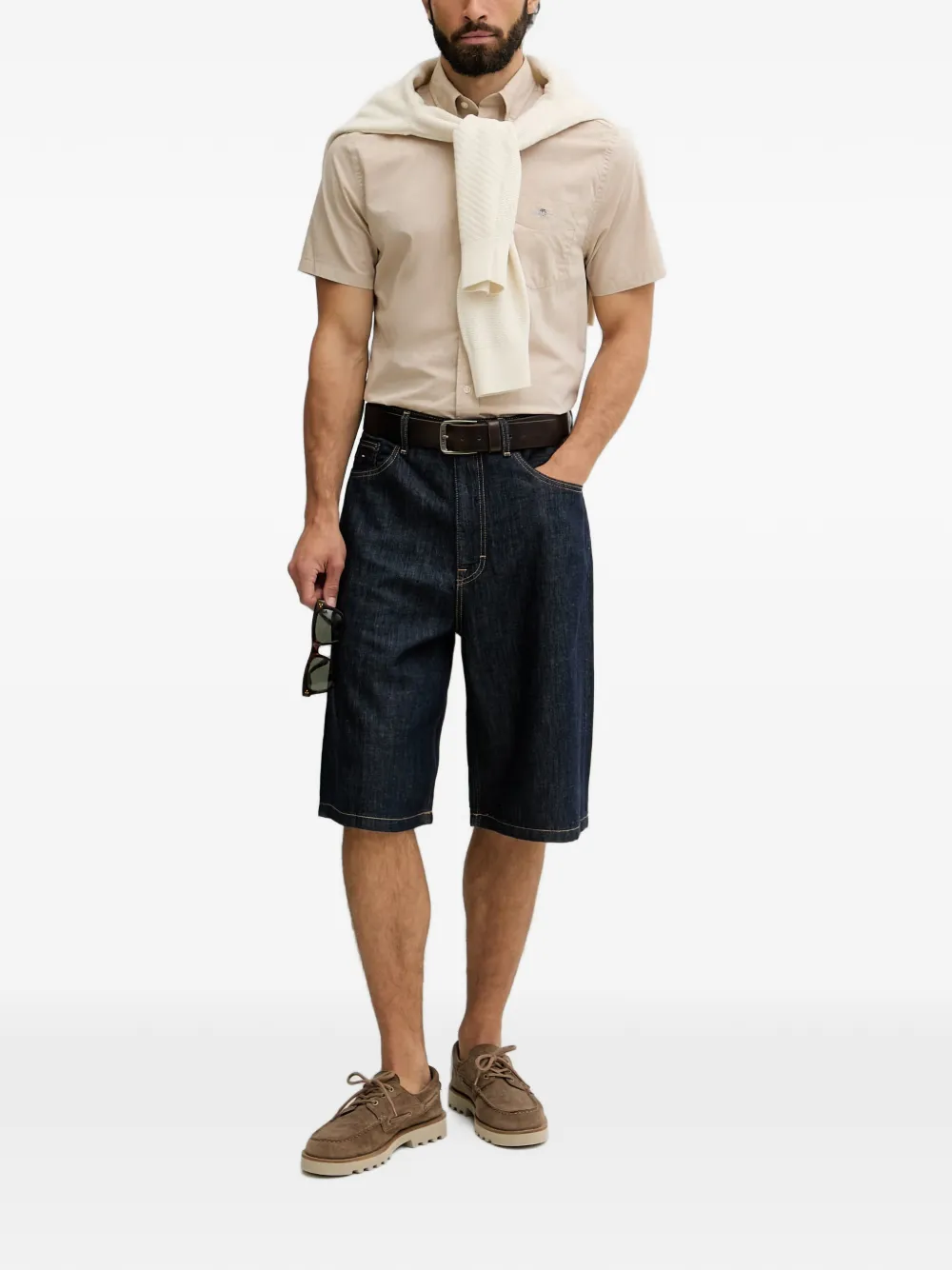 Gant Button-down overhemd Beige