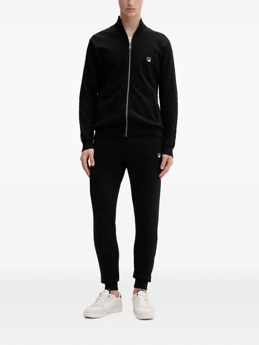 Fila Trainingspak met logopatch Zwart