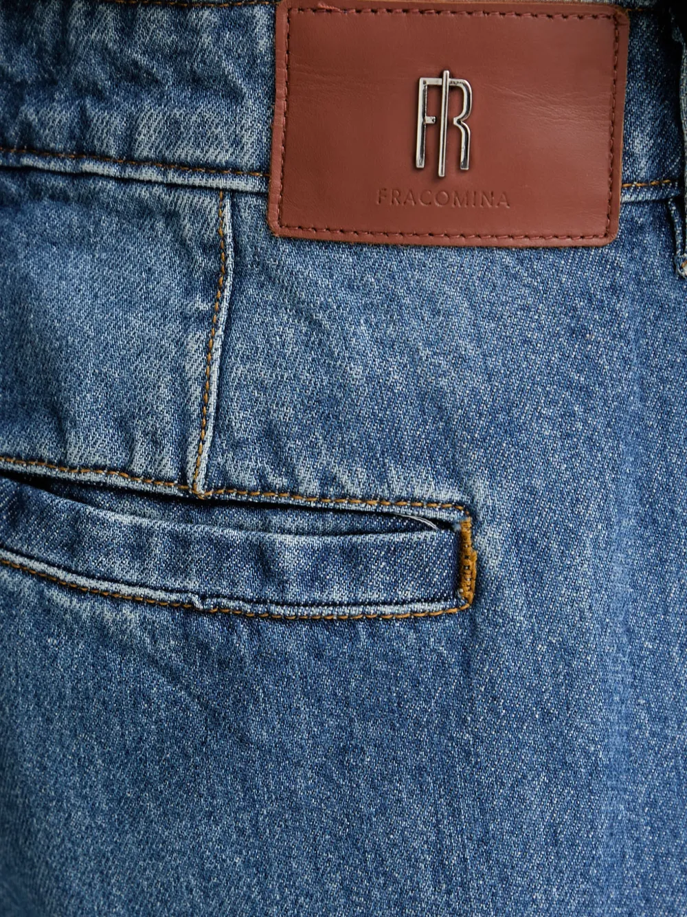 FRACOMINA Jeans met wijde pijpen Blauw