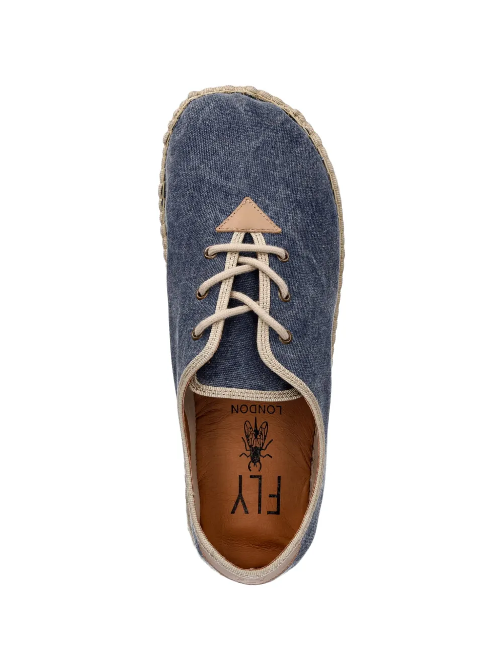 Fly London lace-up espadrilles Blauw