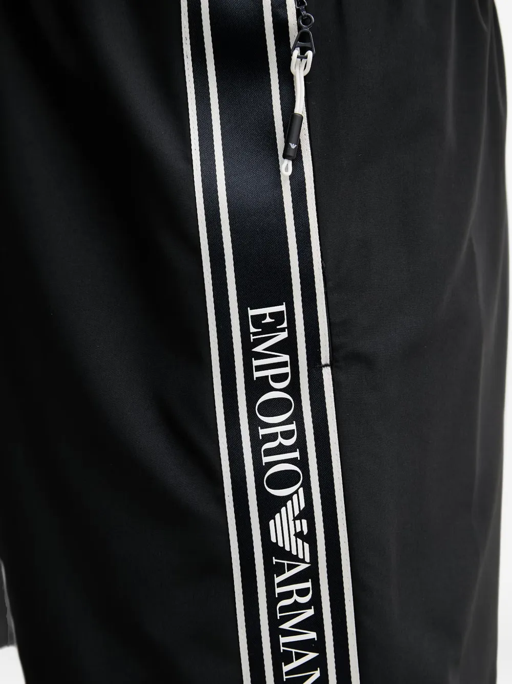 Emporio Armani Zwembroek met logoband Zwart