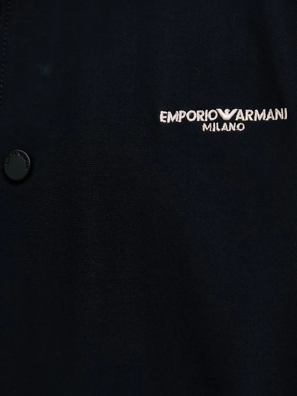 Emporio Armani Jack met geborduurd logo Blauw