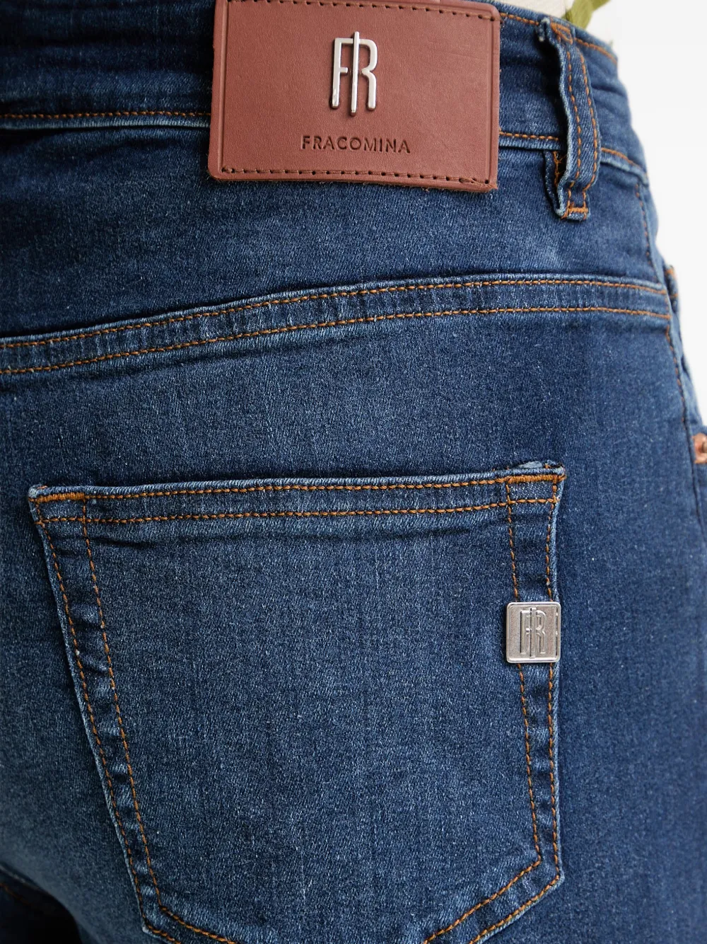 FRACOMINA Jeans met wijde pijpen Blauw