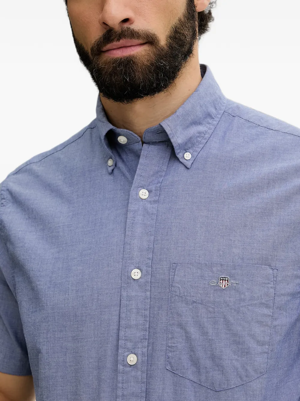 Gant Button-down overhemd Blauw