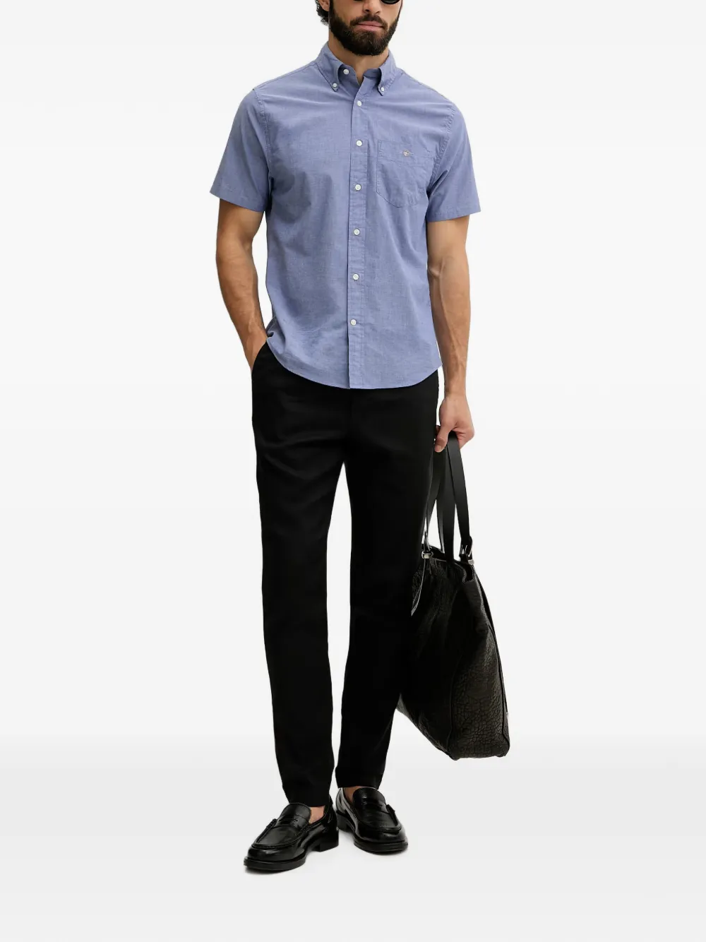 Gant Button-down overhemd Blauw