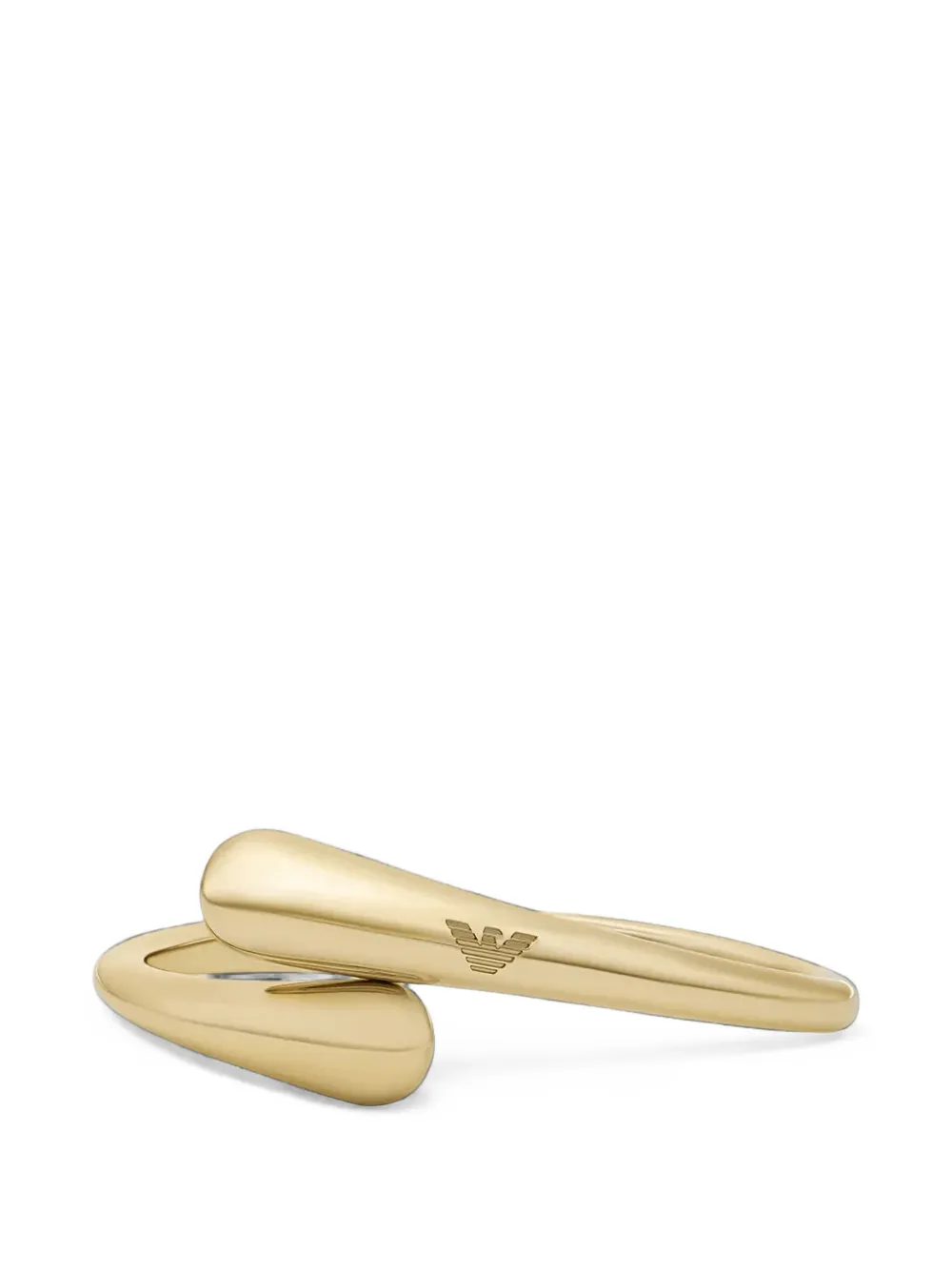 Emporio Armani engraved crossover bangle - Oro