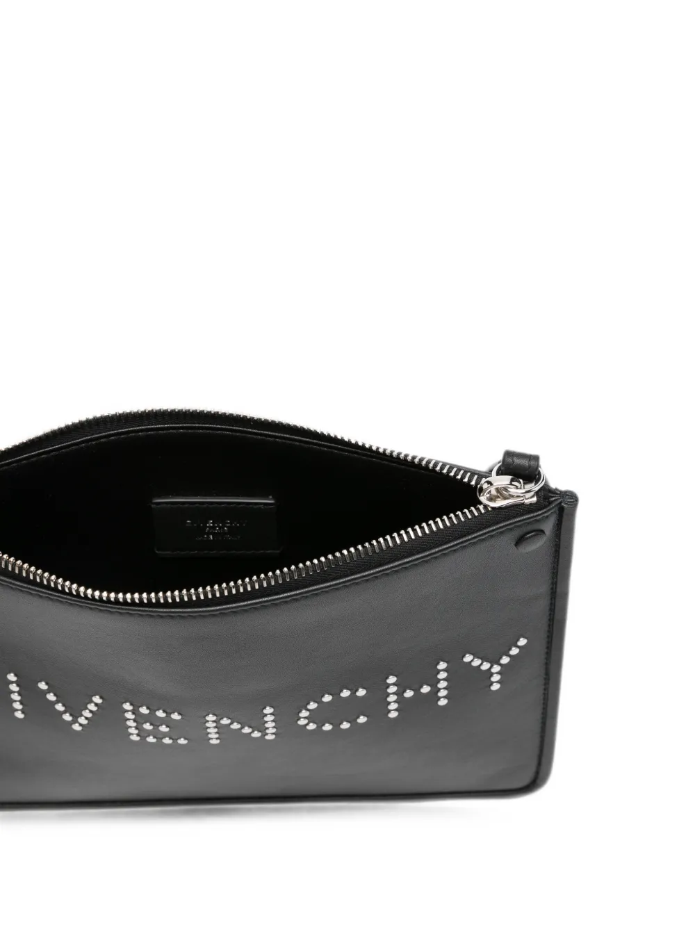 Givenchy Clutch verfraaid met studs en logoplakkaat Zwart