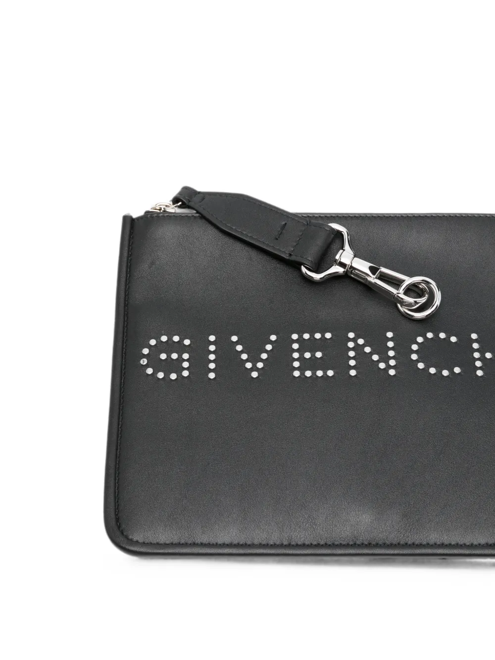 Givenchy Clutch verfraaid met studs en logoplakkaat Zwart