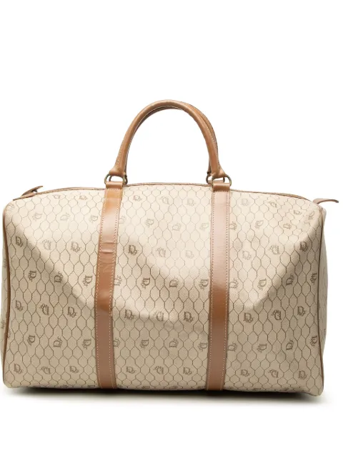 Christian Dior Pre-Owned 20th Century Honeycomb Coated Canvas travel bag