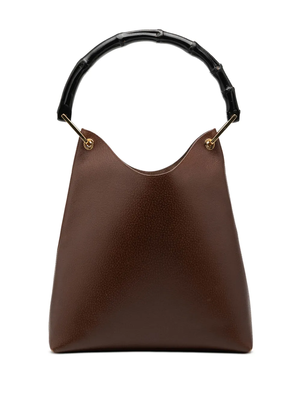 Gucci Pre-Owned Borsa a mano in pelle con manico in bambù 2000-2015 - Marrone