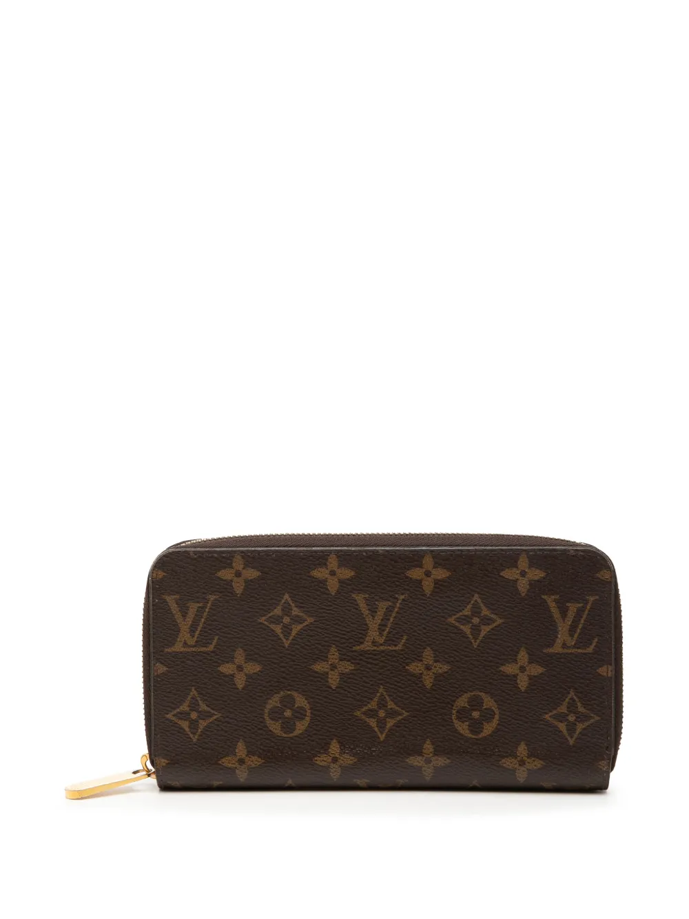 Louis Vuitton Pre-Owned Portafoglio con monogramma e zip 2019 - Marrone