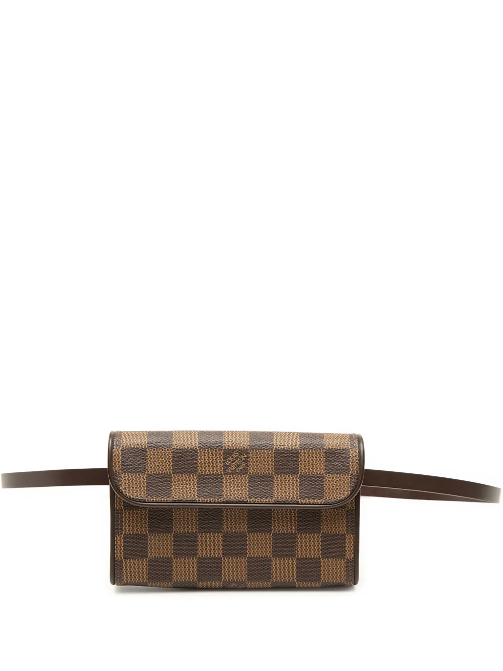 Louis Vuitton Pre-Owned Marsupio Florentine in tela Damier Ebène 2005 - Marrone
