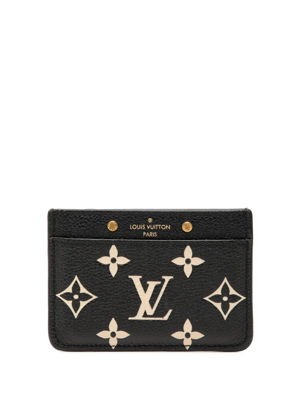 Louis Vuitton Pre-Owned 2021-2026 Bicolor Monogram Empreinte Kartenetui - Schwarz