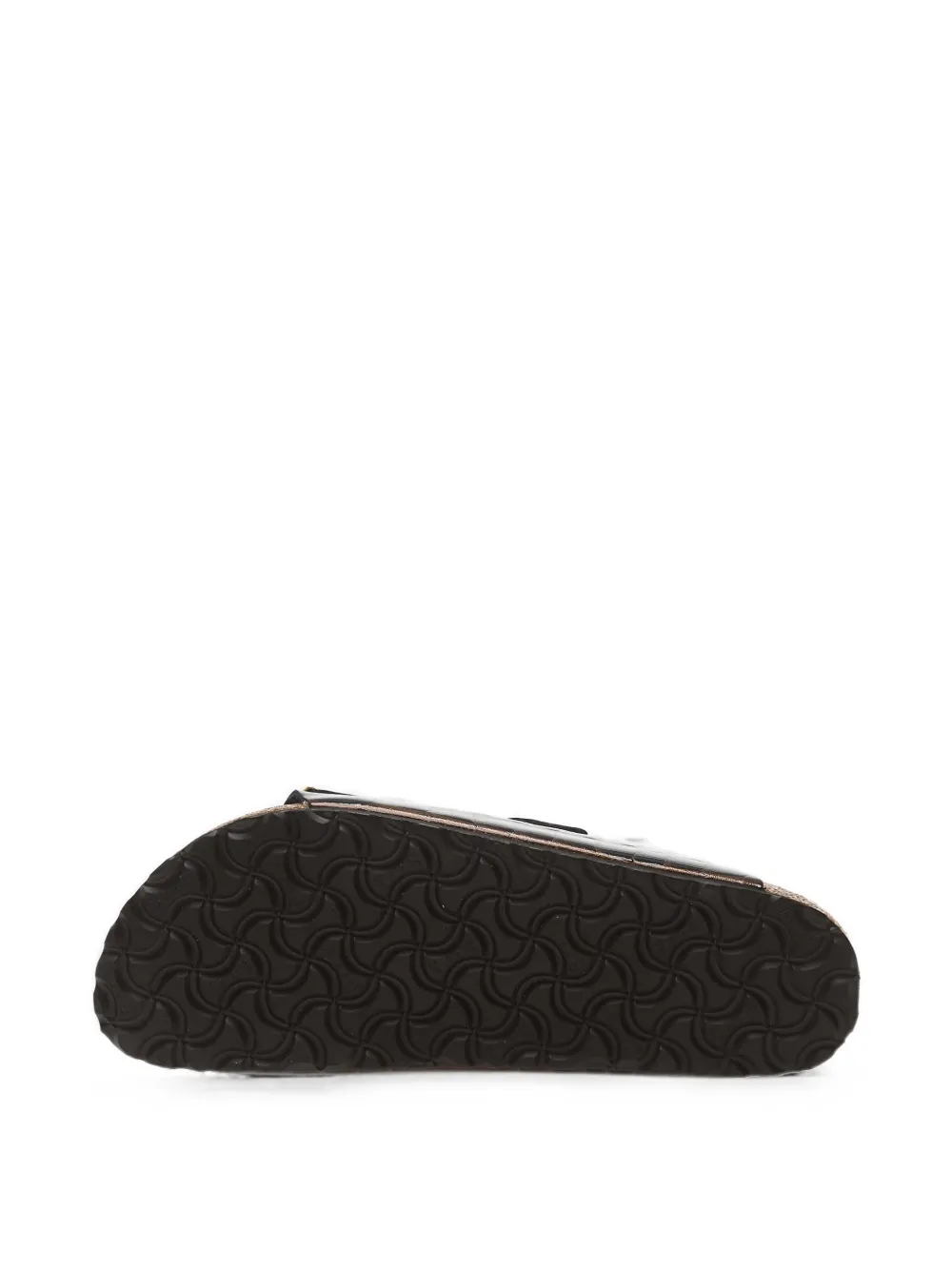 Birkenstock Arizona leren sandalen met krokodillen-reliëf Bruin