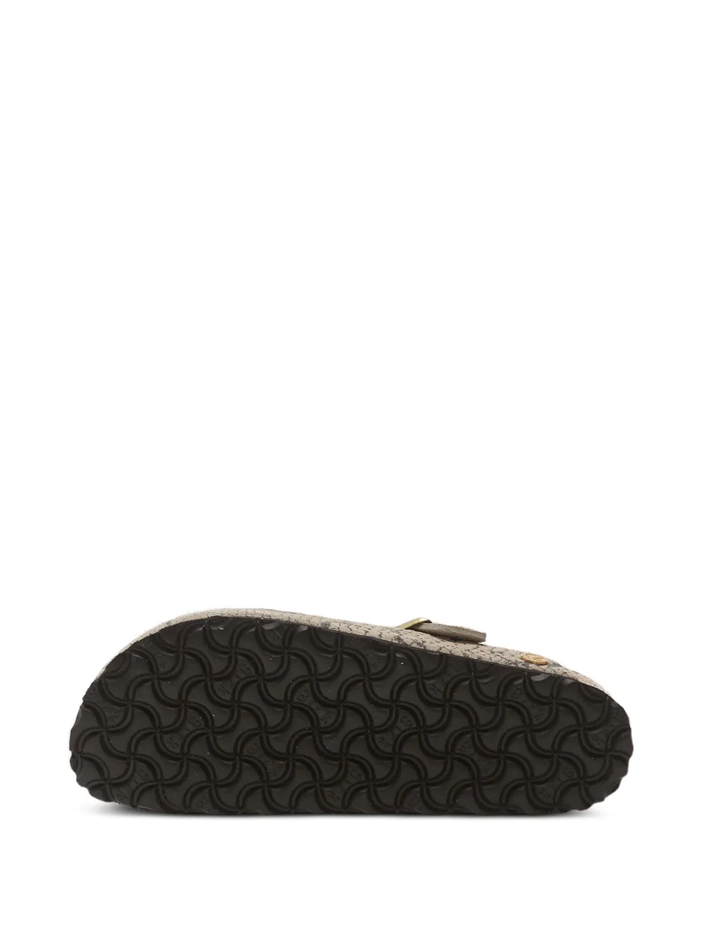 Birkenstock Boston snake-print clogs Beige