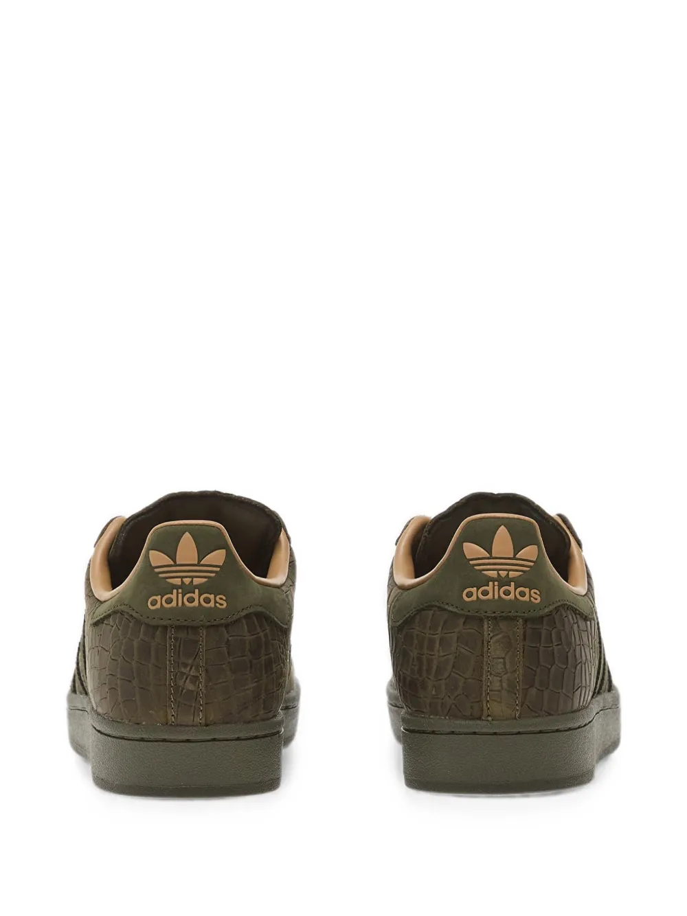 adidas Superstar II croc-effect sneakers Groen