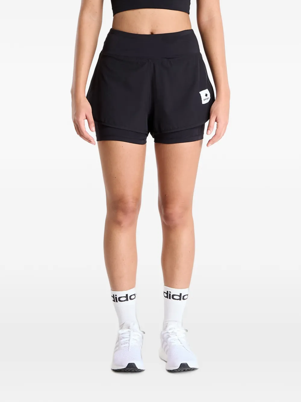 SAYSKY layered shorts - Schwarz
