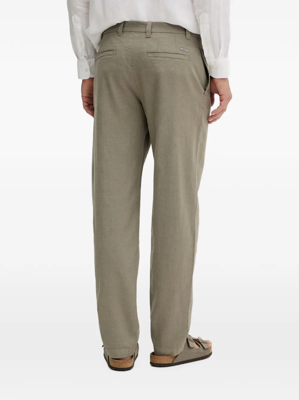 Armani Exchange Straight broek Groen