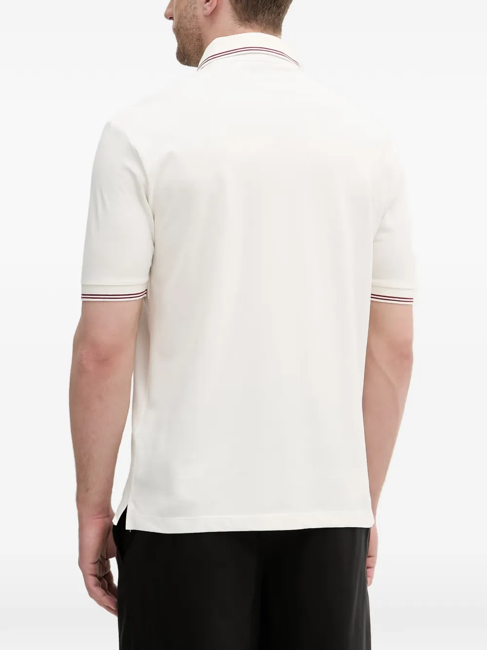 Armani Exchange Poloshirt met geborduurd logo Beige