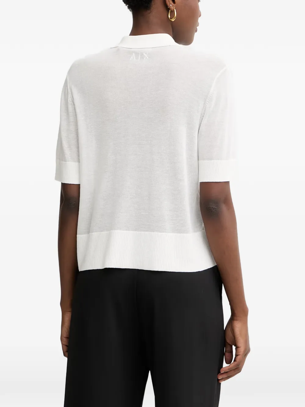 Armani Exchange Vest met korte mouwen Wit