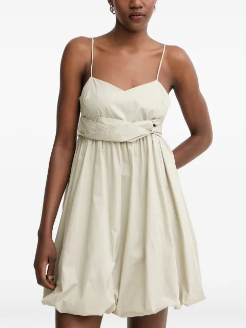Armani Exchange twist-detail bubble-hem mini dress