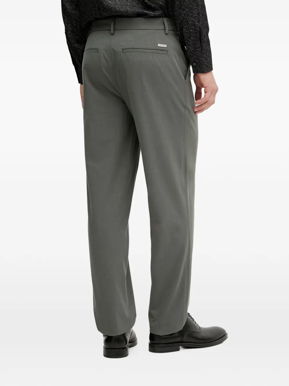 Armani Exchange Pantalon met logoplakkaat Grijs