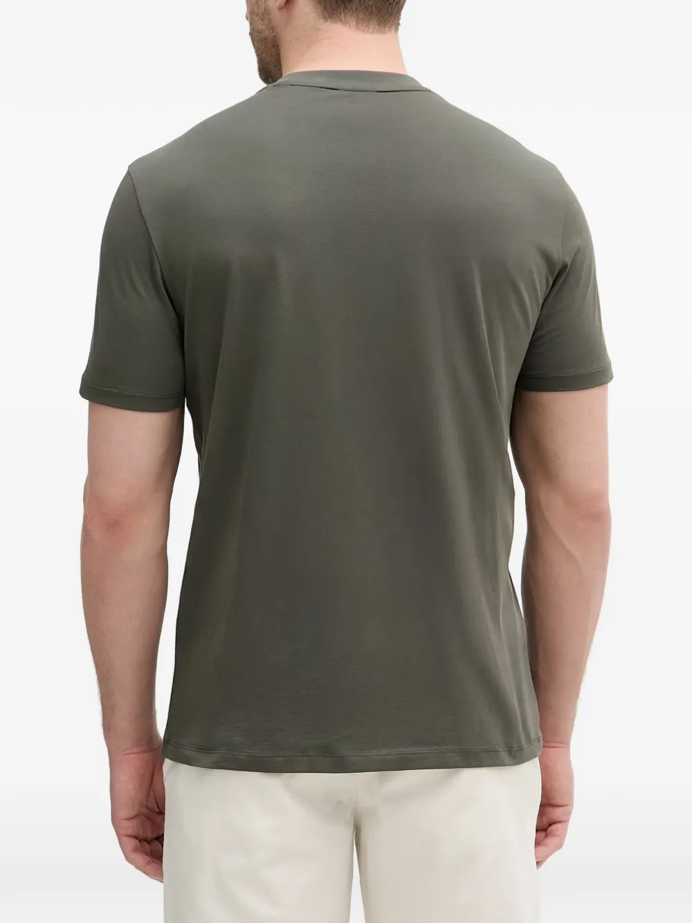 Armani Exchange T-shirt met logopatch Groen