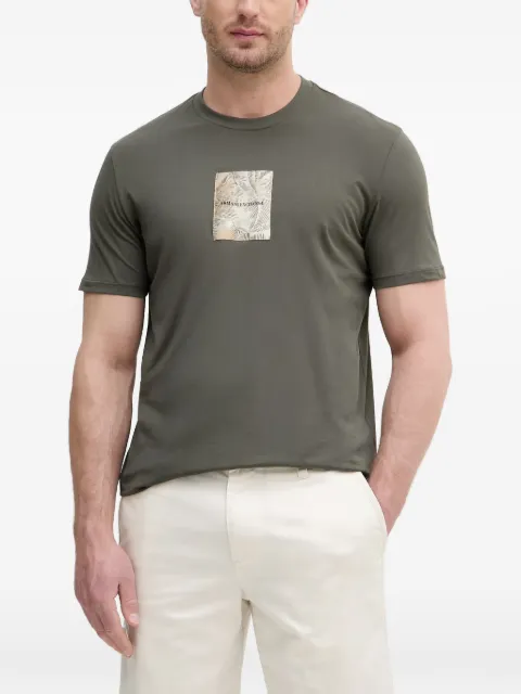 Armani Exchange logo-patch t-shirt