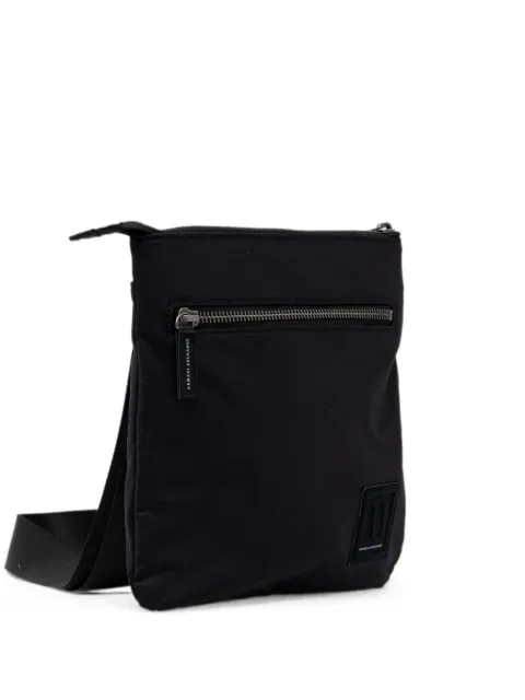 Armani Exchange logo-patch zip-fastening belt bag