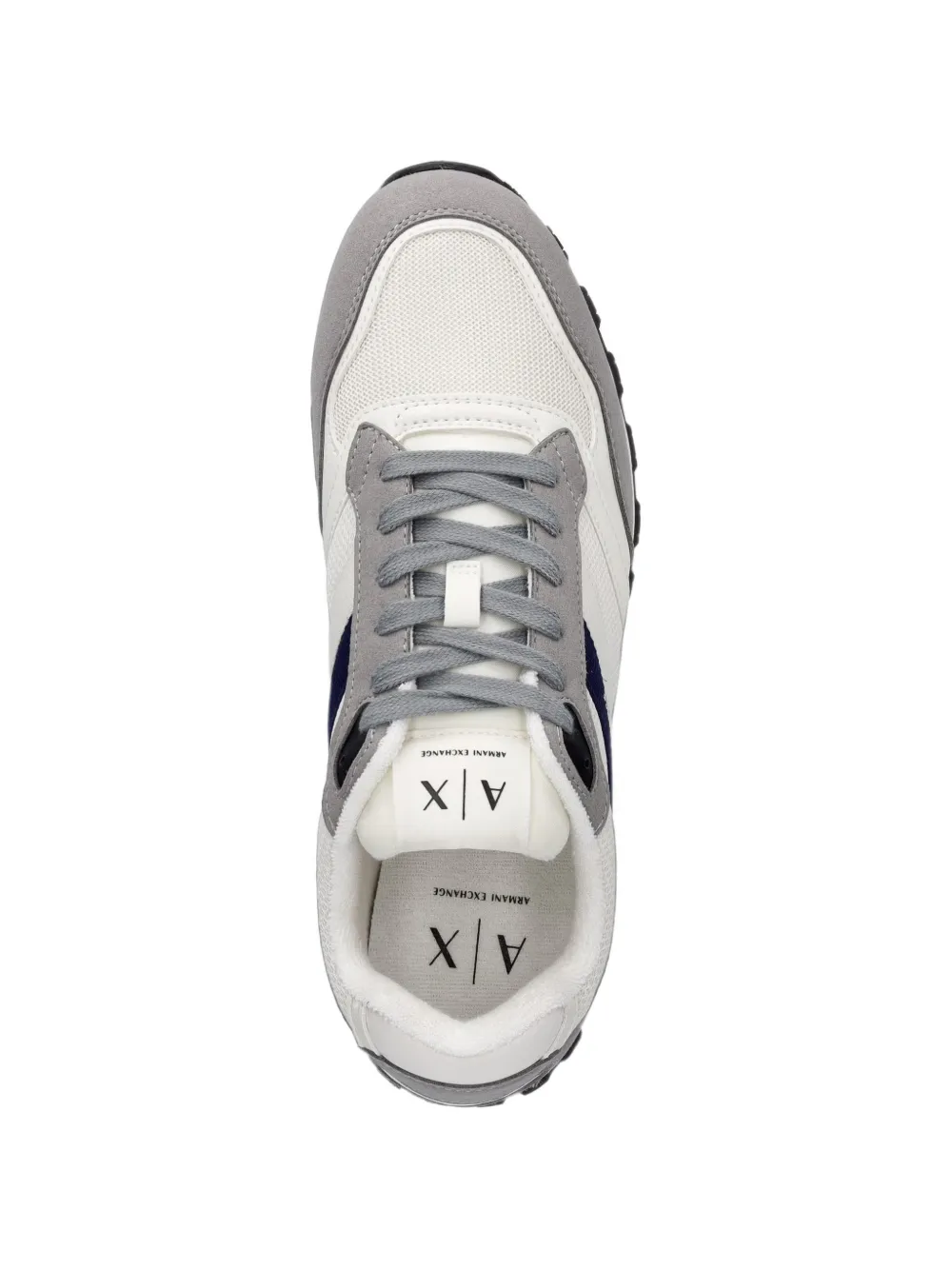 Armani Exchange logo-print low-top sneakers Wit