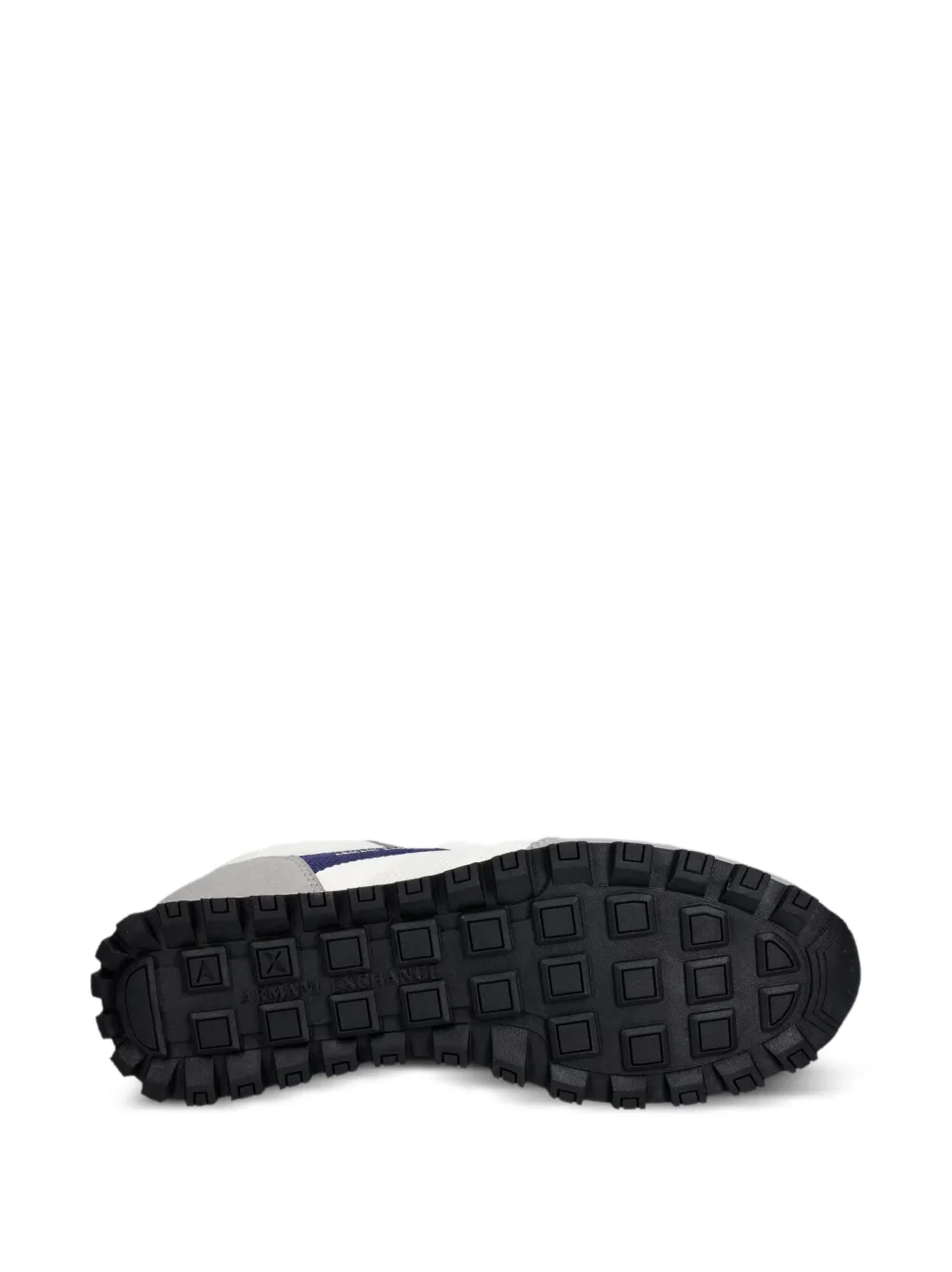 Armani Exchange logo-print low-top sneakers Wit