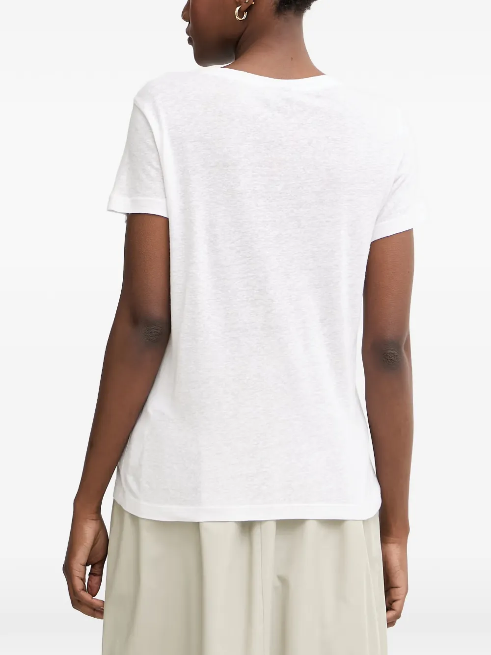 Armani Exchange T-shirt met logoprint Wit