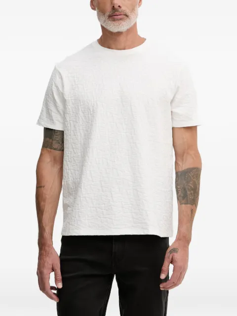 Armani Exchange crinkled-effect T-shirt