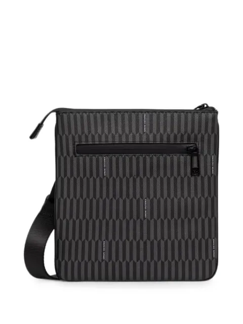 Armani Exchange geometric-print logo-pattern belt bag
