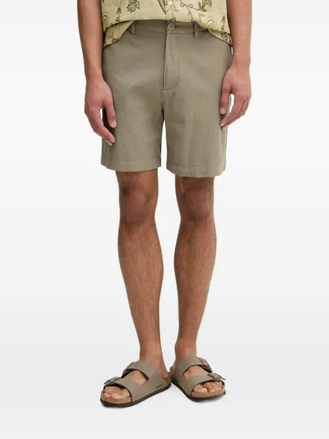 Armani Exchange logo-plaque shorts