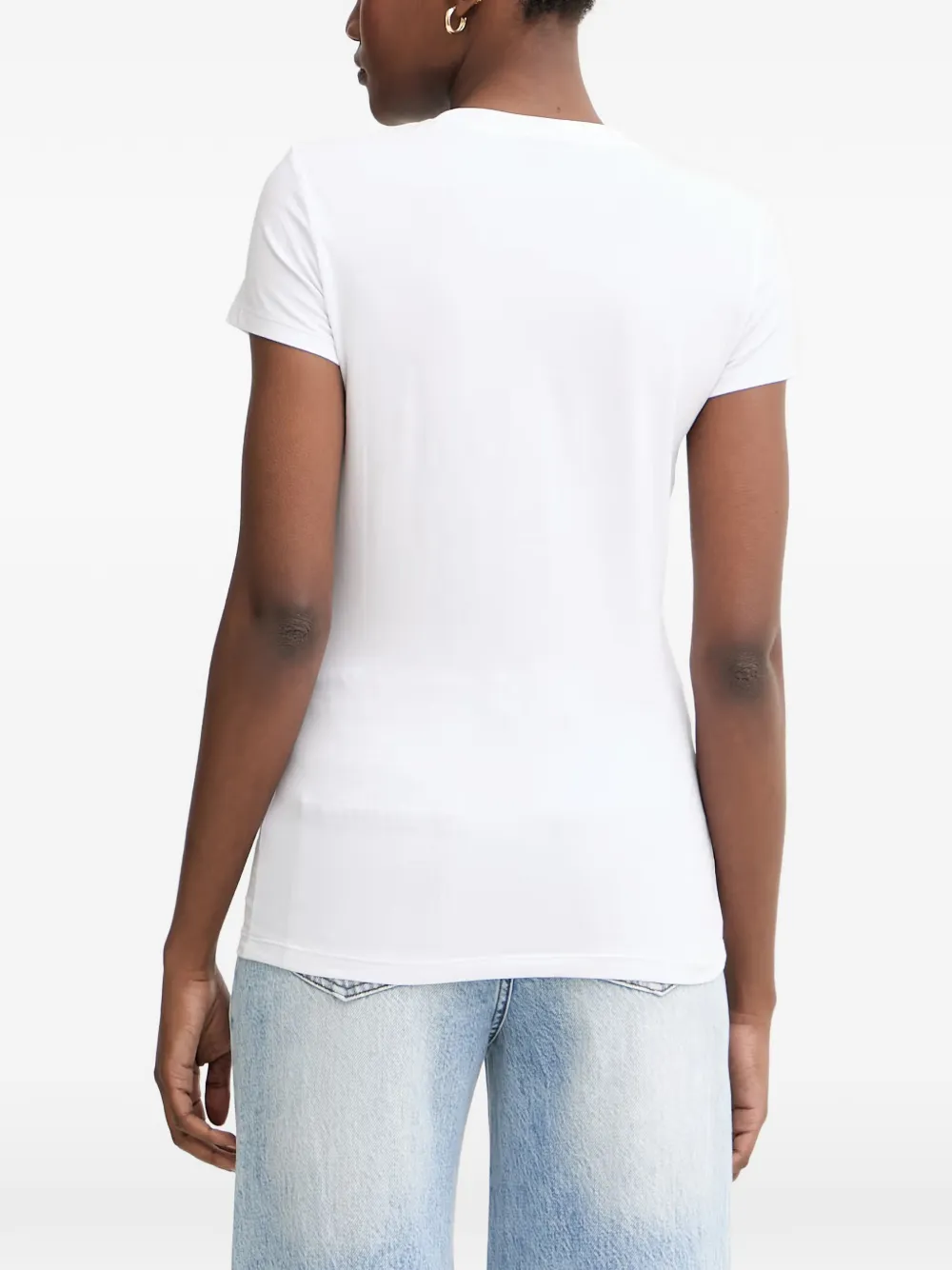 Armani Exchange T-shirt met logoprint Wit