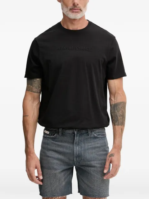 Armani Exchange logo-embroidered t-shirt