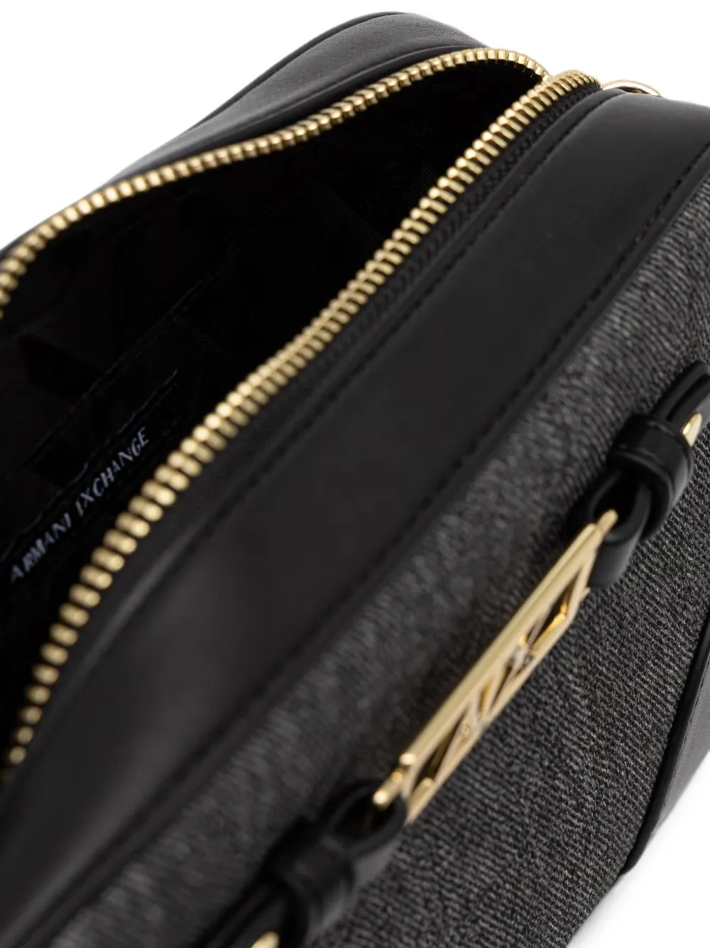 Armani Exchange Crossbodytas met logoplakkaat Grijs