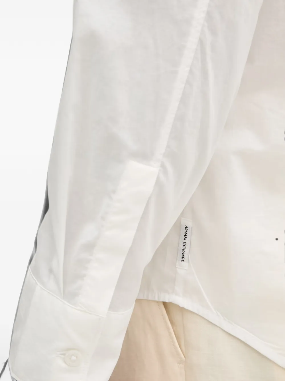 Armani Exchange Overhemd met borstzak Wit