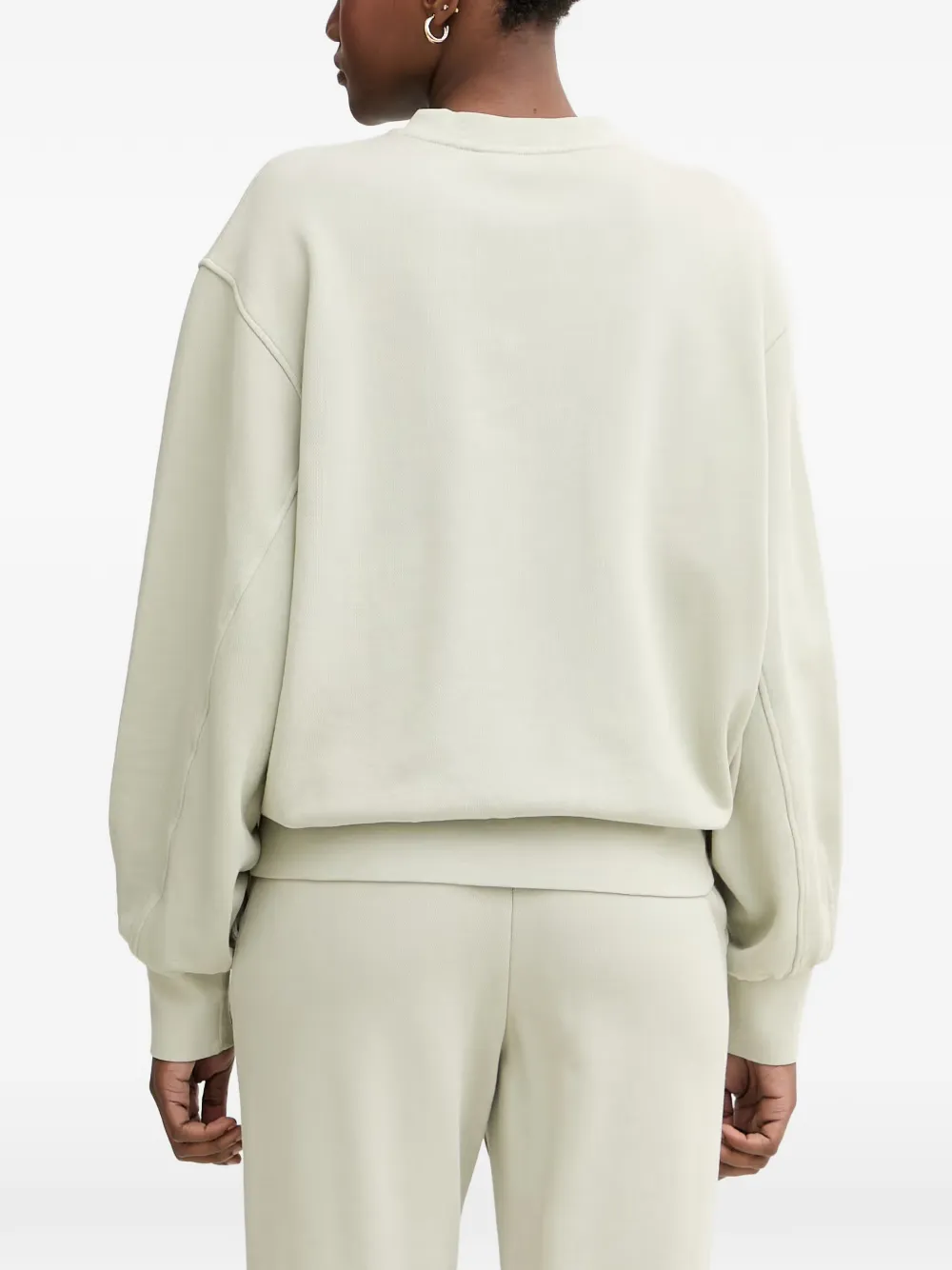 Armani Exchange Sweater met logopatch Groen