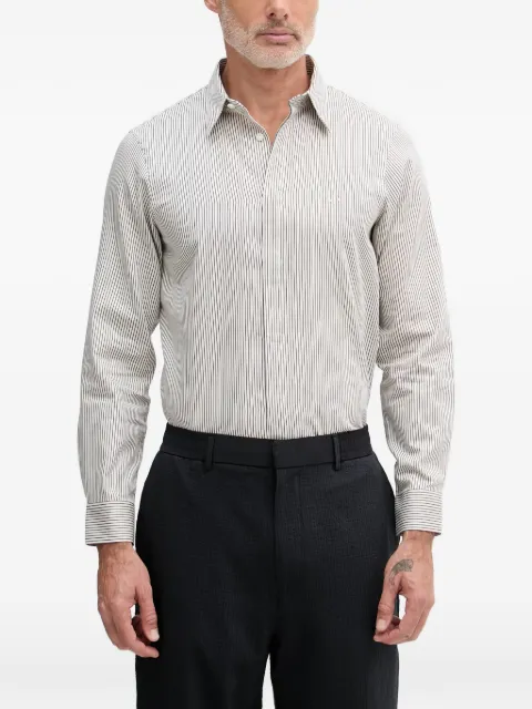 Armani Exchange camisa a rayas verticales