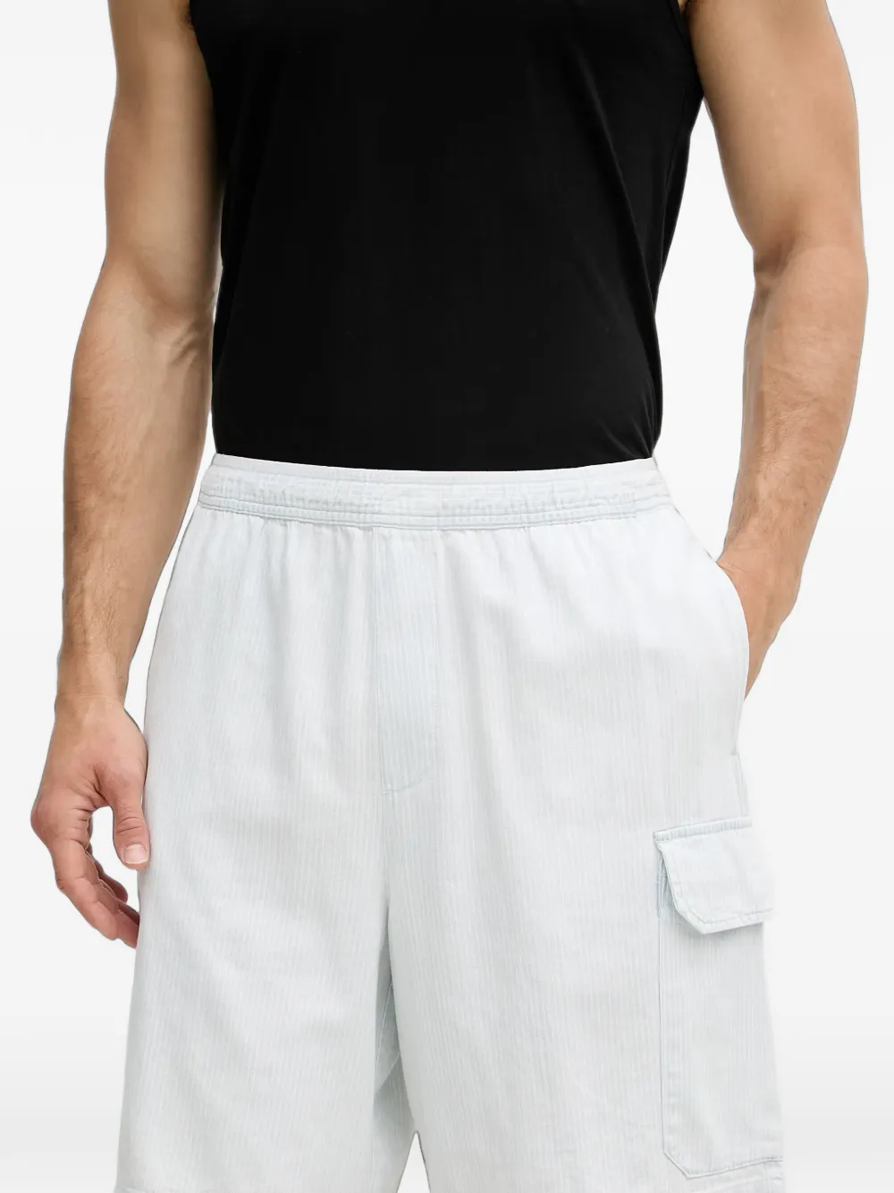 Armani Exchange Cargo shorts Blauw
