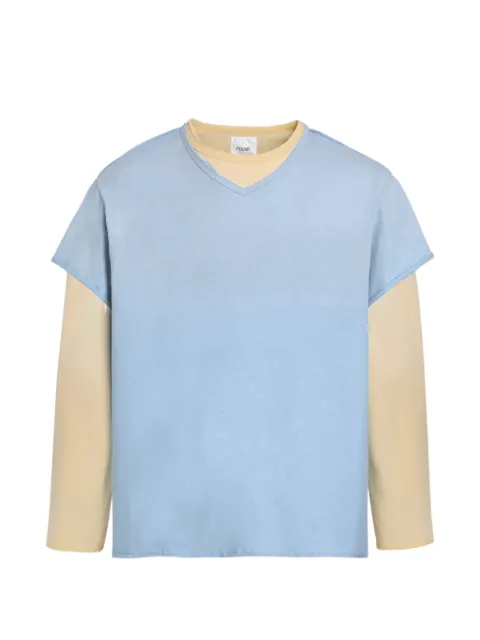 FOUND distressed sunfade-wash T-shirt
