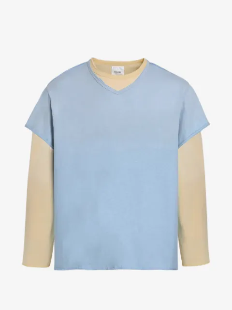 FOUND distressed sunfade-wash T-shirt