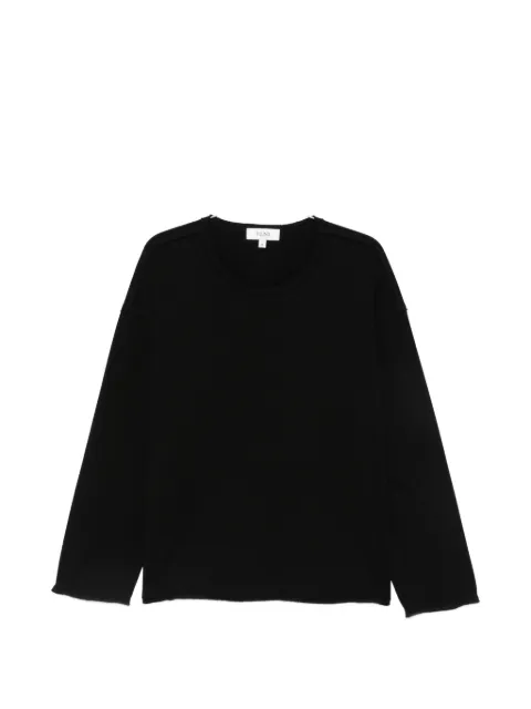 FOUND raw-edge long-sleeve T-shirt