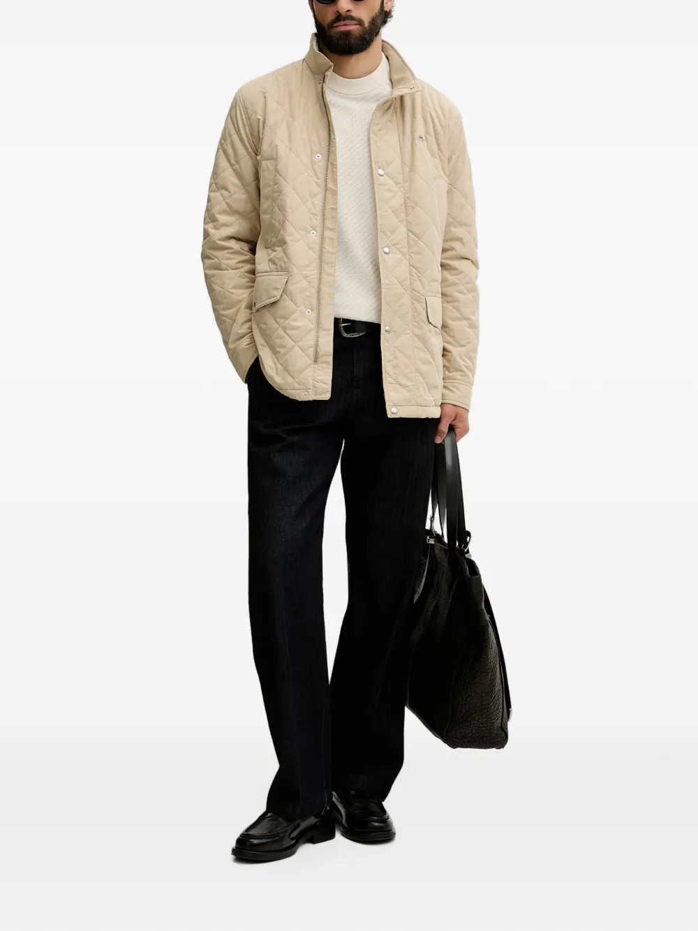 Gant Gewatteerd jack Beige