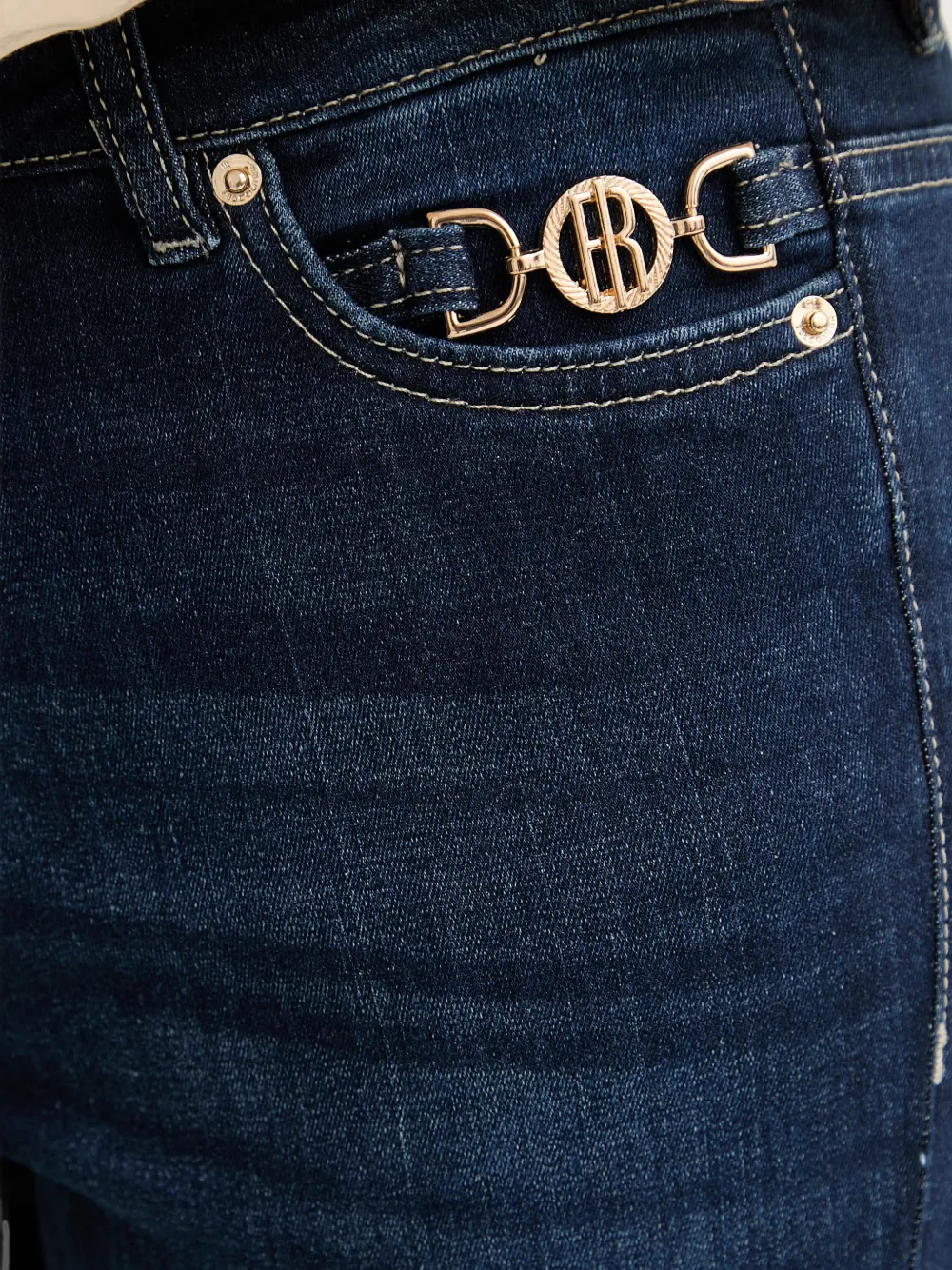 FRACOMINA Flared jeans Blauw