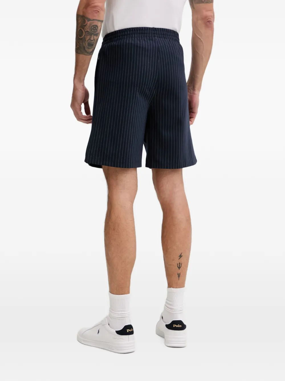 Fila Lucca shorts met krijtstreep Blauw