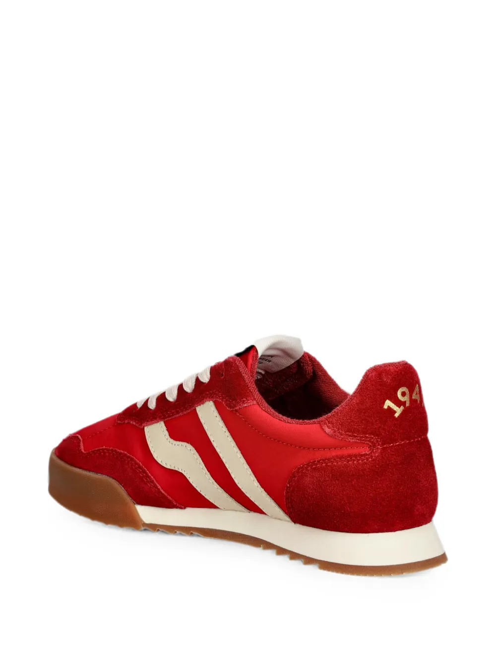 Gant logo-patch sneakers Rood